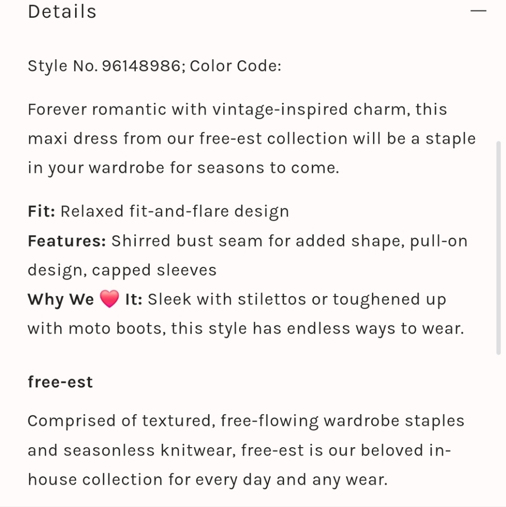 New Free People Ellis Maxi Dress Coconut Milk Cream Off White Midi S Free-est - Picture 10 of 15